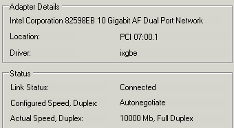 First benchmarks with 10 GigE and VMware 