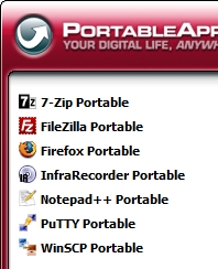My PortableApps VMware Menu