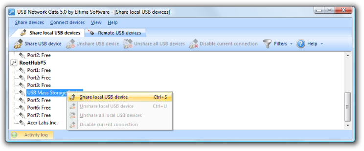 USB Network Gate